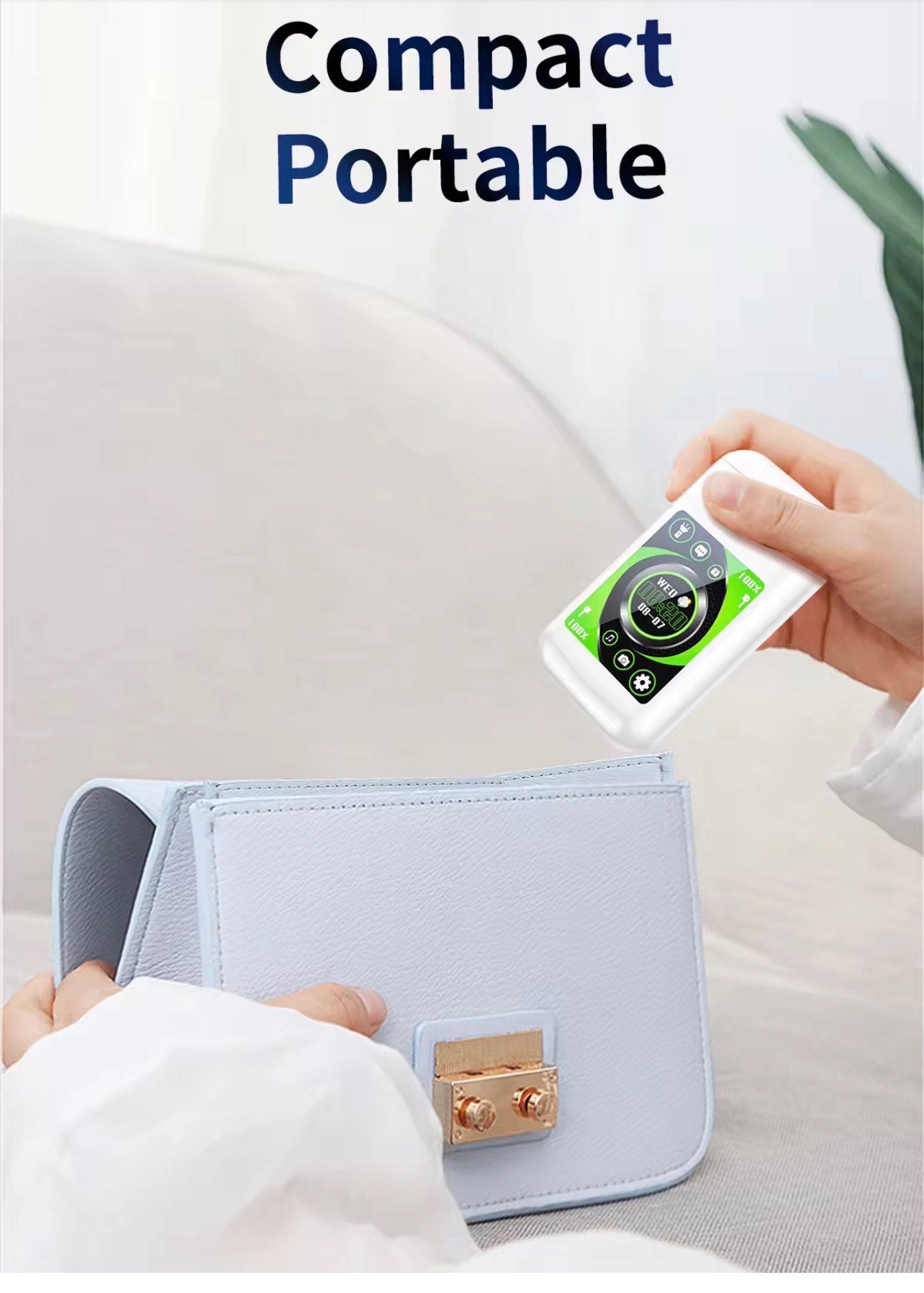 ALL NEW A98 3IN1 TOUCH & WIDE SCREEN EARBUDS (POWER BANK 5000 mAh BATTERY))