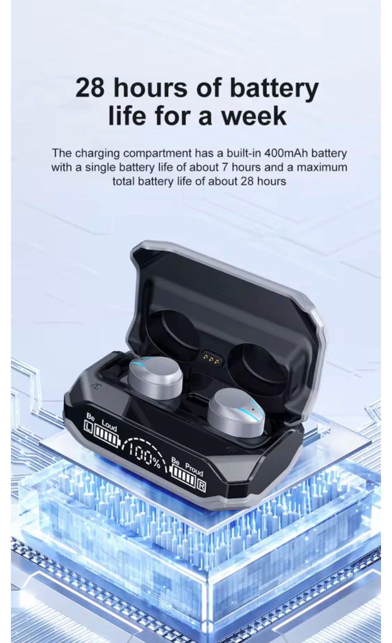 M41 IN EAR BT GAMING EARBUDS (TWS, ANC, HiFi & CHARGING CASE)