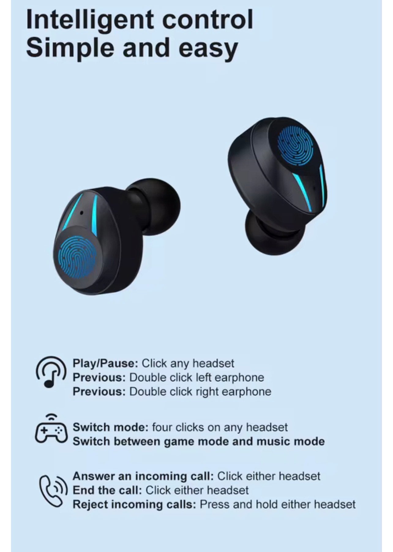 M41 IN EAR BT GAMING EARBUDS (TWS, ANC, HiFi & CHARGING CASE)