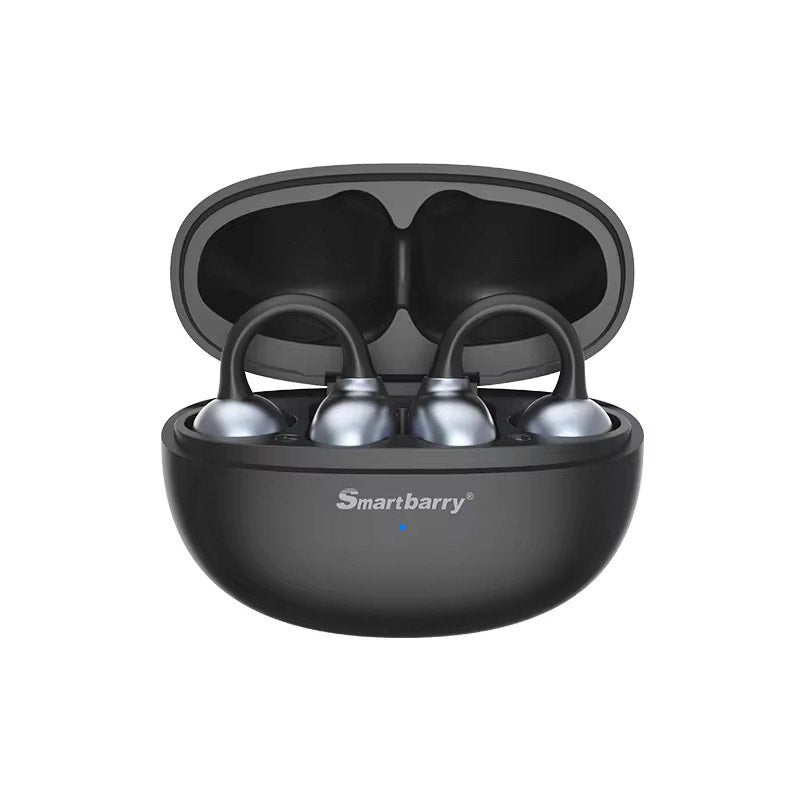 H66 EAR CLIP WIRELESS BT EARBUDS (360 DEGREES AIR CONDUCTION STEREO, CHARGING CASE, ANC, ENC)