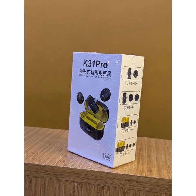K31 PRO WIRELESS LAVALIER MICROPHONE - 2.4GHz