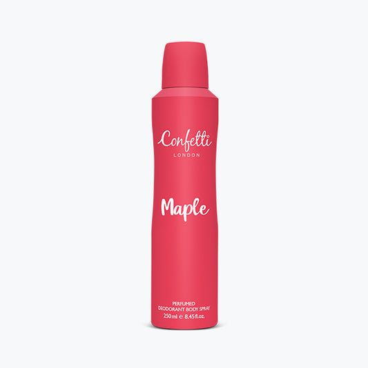 CONFETTI LONDON MAPLE DEODORANT BODY SPRAY - 250ML