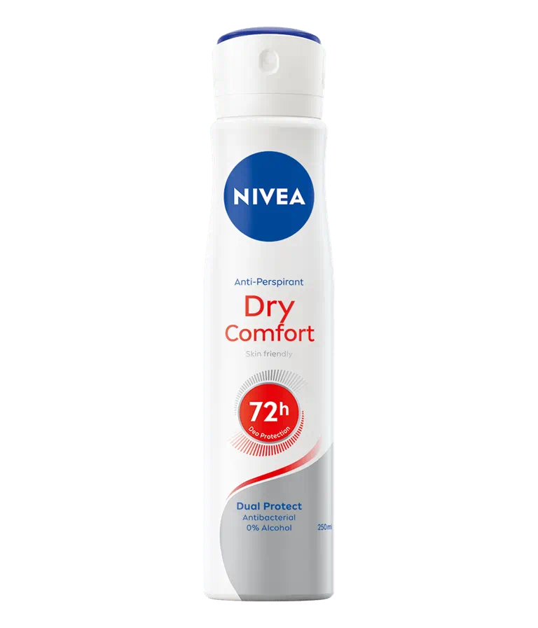 NIVEA DRY COMFORT ANTIPERSPIRANT DEODORANT SPRAY - 200ML