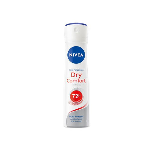 NIVEA DRY COMFORT ANTIPERSPIRANT DEODORANT SPRAY - 200ML