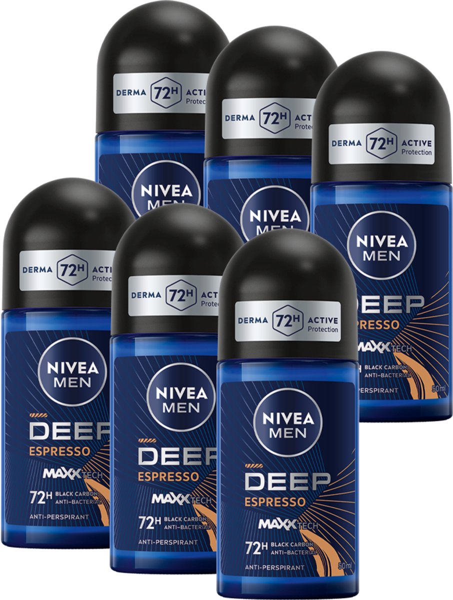 NIVEA MEN DEEP ESPRESSO MAXXTECH ROLL-ON (50ML)