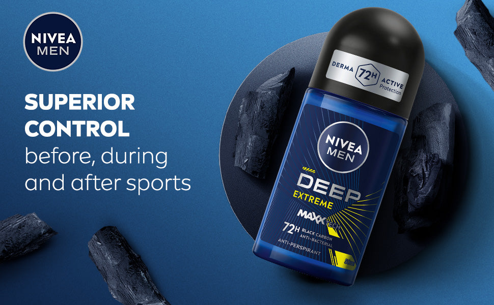 NIVEA MEN DEEP EXTREME MAXXTECH ROLL-ON (50ML)