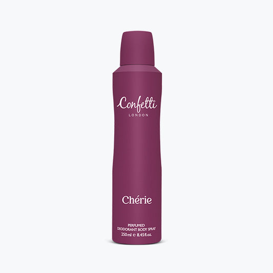 CONFETTI CHÉRIE PERFUMED DEODORANT BODY SPRAY - 250ML