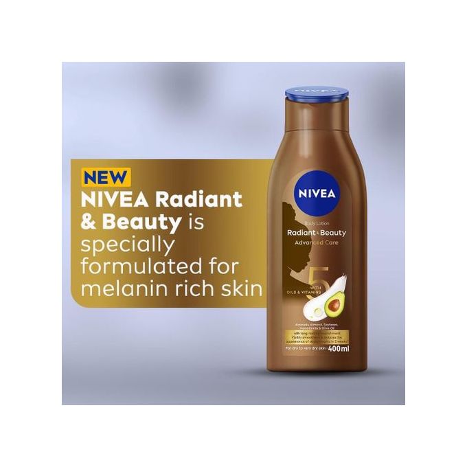 Nivea Radiant & Beauty body lotion for melanin-rich skin