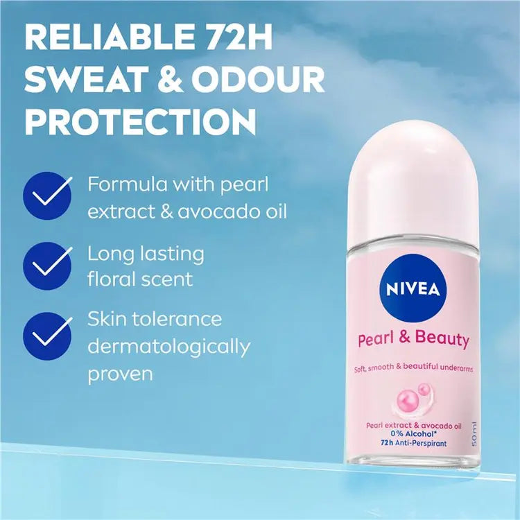 NIVEA PEARL & BEAUTY ROLL-ON - 50ML