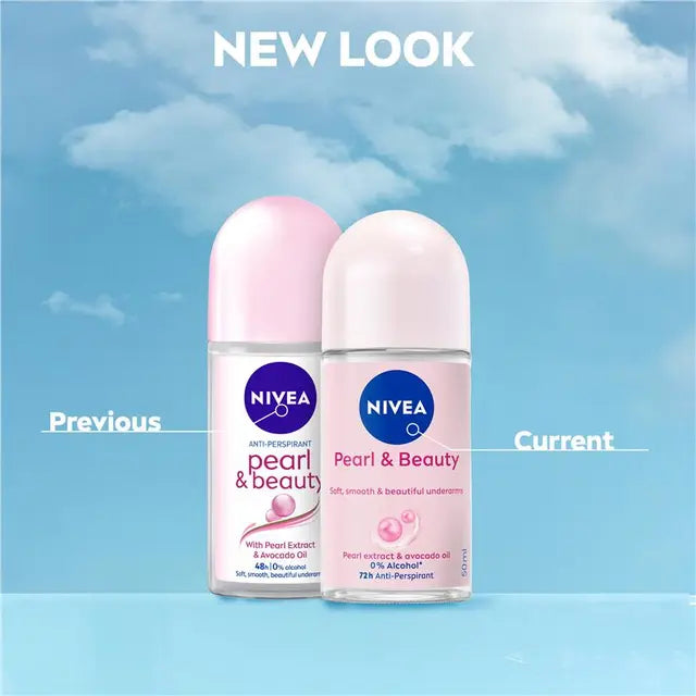 NIVEA PEARL & BEAUTY ROLL-ON - 50ML
