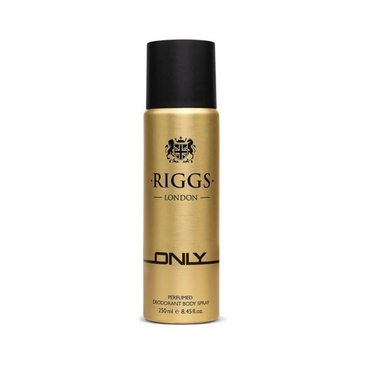 RIGGS ONLY PERFUMED DEODORANT BODY SPRAY - 250ML