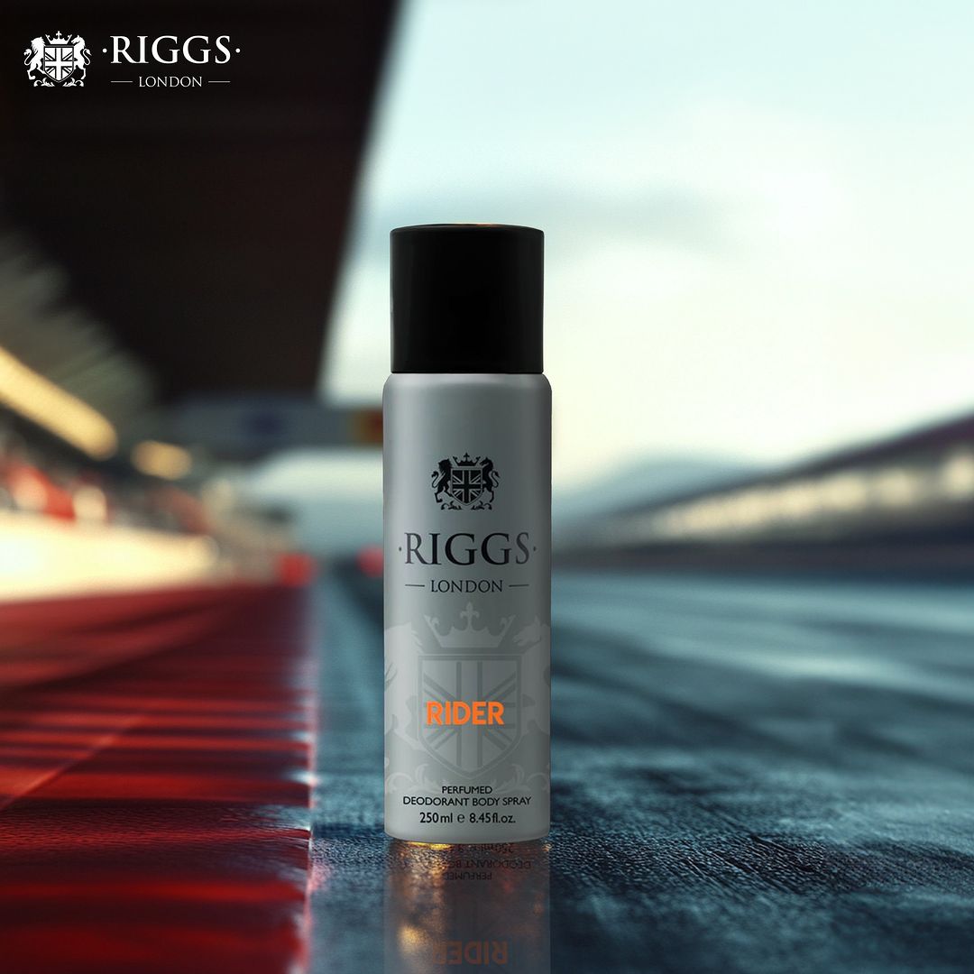 RIGGS RIDER PERFUMED DEODORANT BODY SPRAY - 250ML