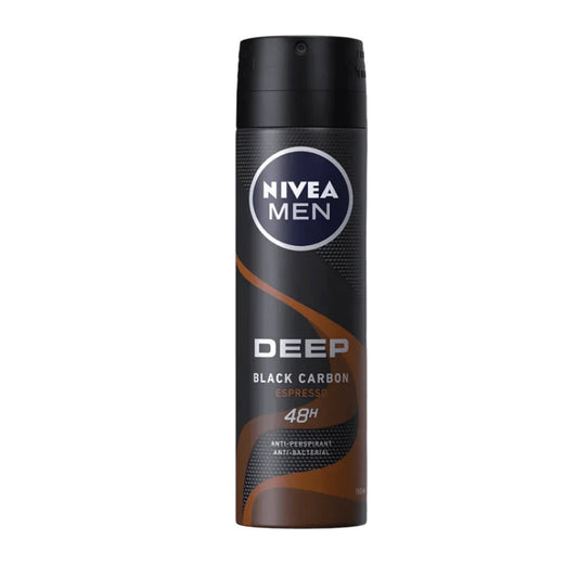 NIVEA MEN DEEP BLACK CARBON ESPRESSO DEODORANT SPRAY - 200ML