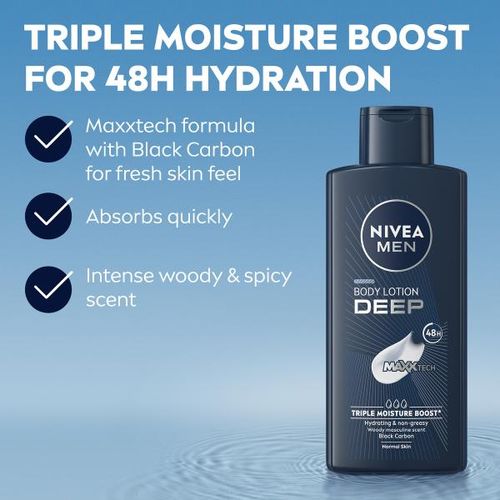 Nivea Men Deep body lotion 