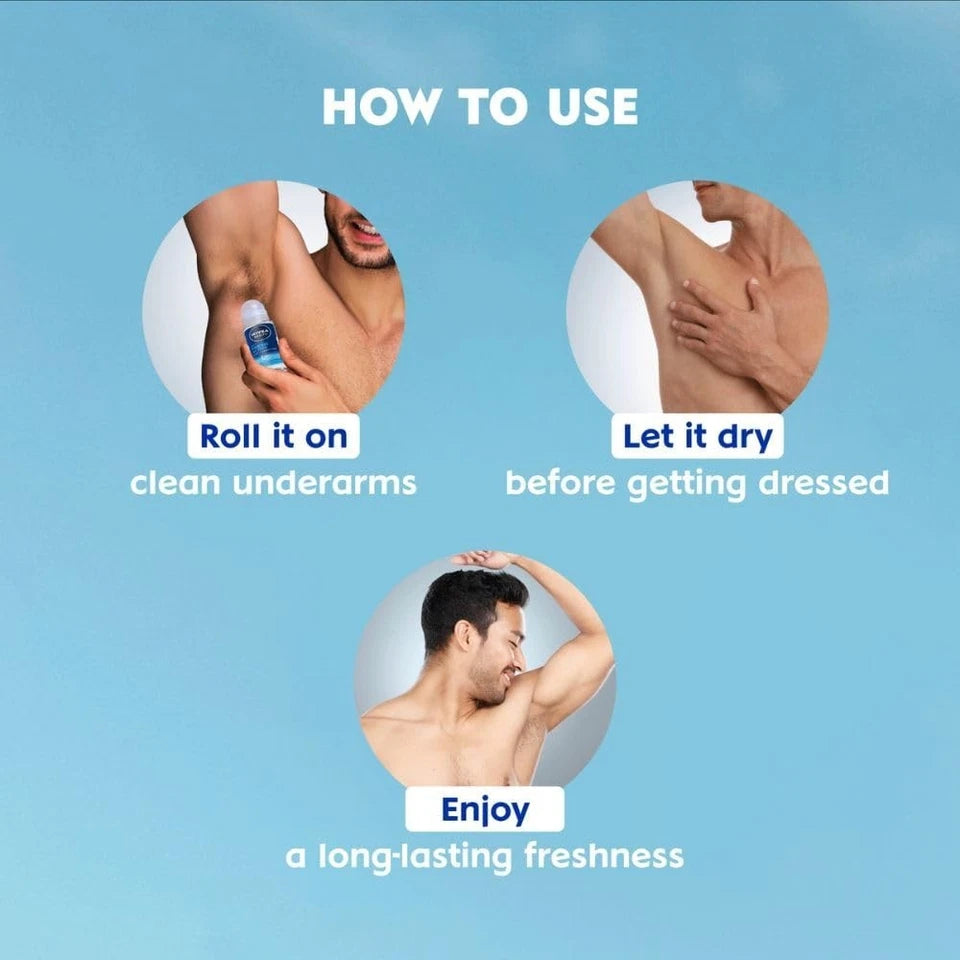 NIVEA MEN FRESH ACTIVE ROLL-ON - 50ML