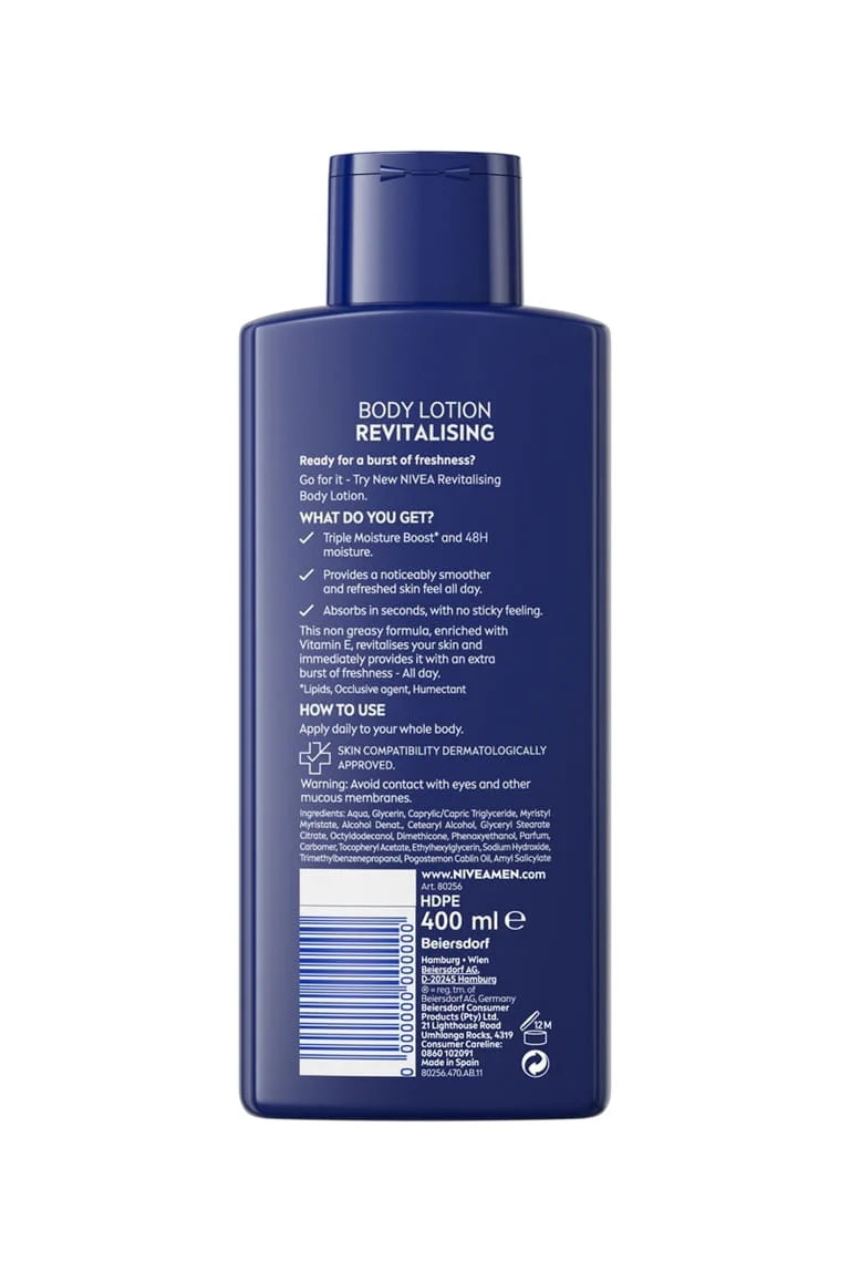 Nivea Men Revitalising Body Lotion