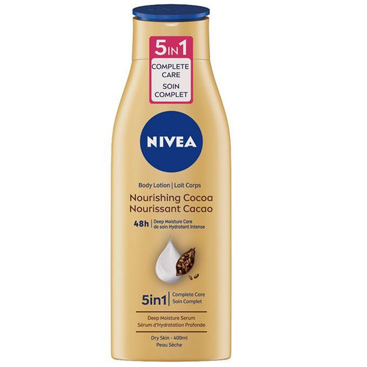 NIVEA NOURISHING COCOA 5IN1 BODY LOTION - 400 ML
