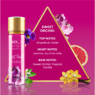 SO...? UNIQUE SWEET ORCHID BODY MIST - 150ML FROM UK