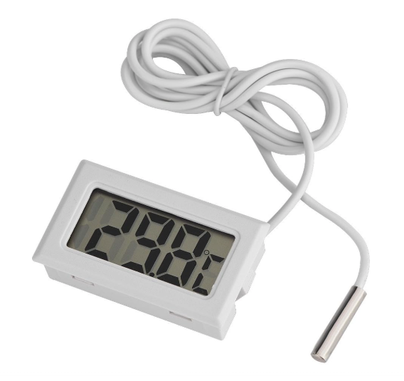 MINI LCD DIGITAL THERMOMETER FOR FRIDGE & FREEZERS (WITH 2M CABLE)