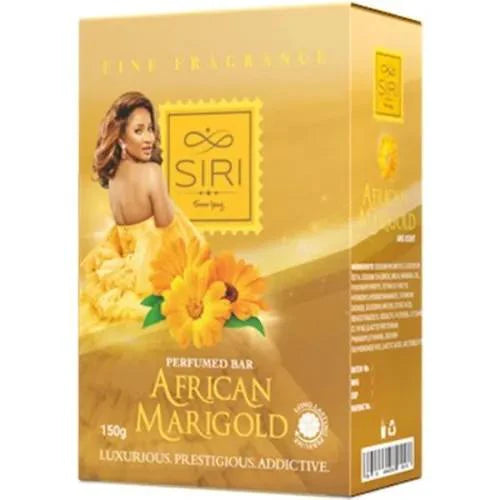 SIRI BEAUTY PERFUMED BAR SOAP - AFRICAN MARIGOLD 150G (4PCS)