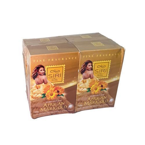 SIRI BEAUTY PERFUMED BAR SOAP - AFRICAN MARIGOLD 150G (4PCS)