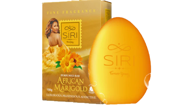 SIRI BEAUTY PERFUMED BAR SOAP - AFRICAN MARIGOLD 150G (4PCS)