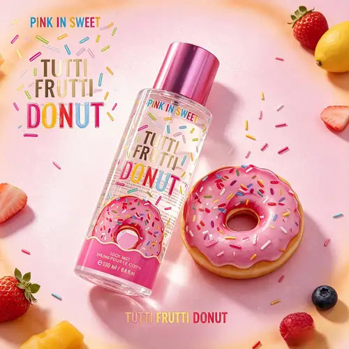 PINK IN SWEET TUTTI FRUTTI DONUT BODY MIST - 250ML