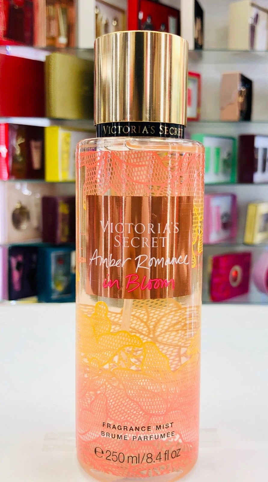 VICTORIA'S SECRET AMBER ROMANCE IN BLOOM FRAGRANCE MIST (250ML)