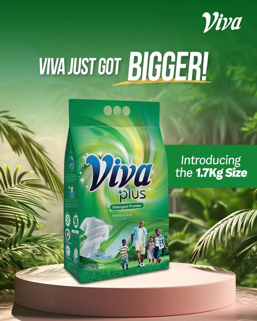 VIVA PLUS WASHING POWDER - 1.7KG (4PCS)