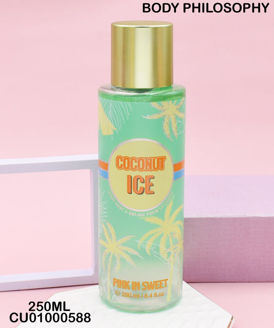 PINK IN SWEET COCONUT ICE BODY MIST - 250ML