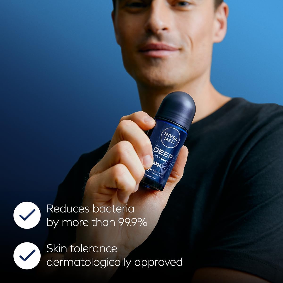 NIVEA MEN DEEP DARKWOOD MAXXTECH ROLL-ON (50ML)