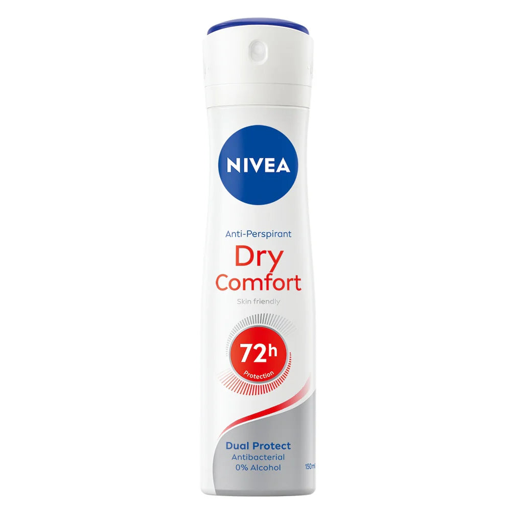 NIVEA DRY COMFORT ANTIPERSPIRANT DEODORANT SPRAY - 200ML