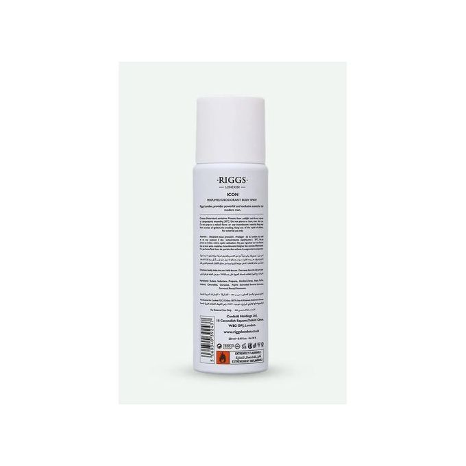 RIGGS LONDON ICON DEODORANT BODY SPRAY - 250ML