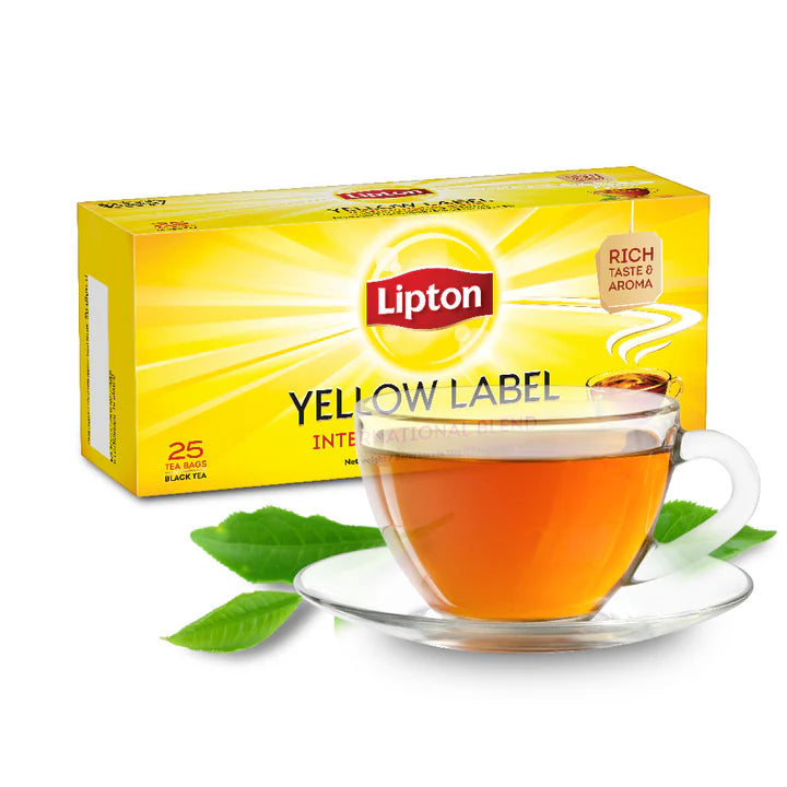 LIPTON YELLOW LABEL BLACK TEA - PACK OF 20