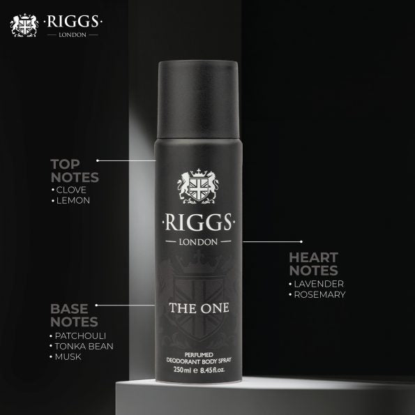 RIGGS THE ONE DEODORANT BODY SPRAY - 250ML