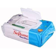 SOFTCARE BABY WIPES - 60PCS (24 IN A BOX)